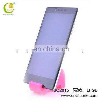 Elephant shape Novelty printable elephant silicone mobile phone holder, smartphone display suction stand