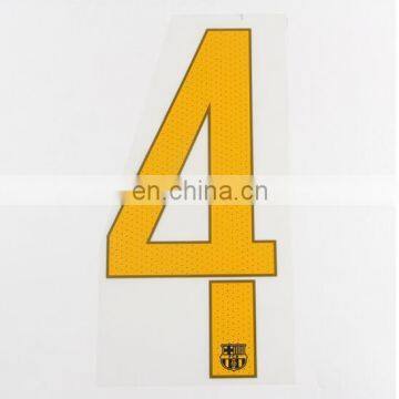 Wholesale custom soccer heat transfer numbers