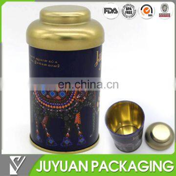 High quality indian tea metal tin caddy boxes factory