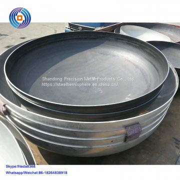 stainless steel ellipsoidal tank head with diameter 1400mm