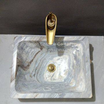 Blue Marble Sinks, Blue Onyx Wash Basins, Nature Stone Bathroom Sinks