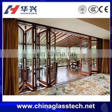 CE certificate durable soundproof folding interior door