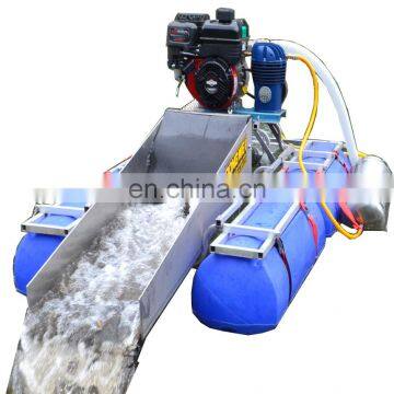 Hot sale small mini portable gold dredge boat for sale/gold mining dredge