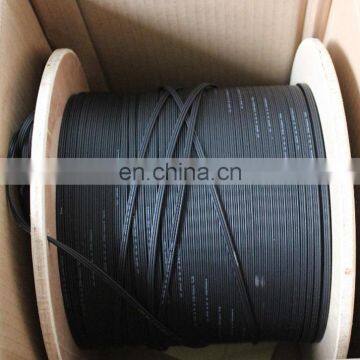 fiber to the home 2 core fiber optic cable FTTH drop 2km per wooden rolls