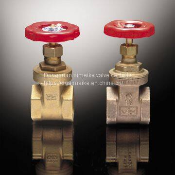 Copertina Gate Globe High-grade Brass 40 PN16 Bress Gate Valves Color Yellow