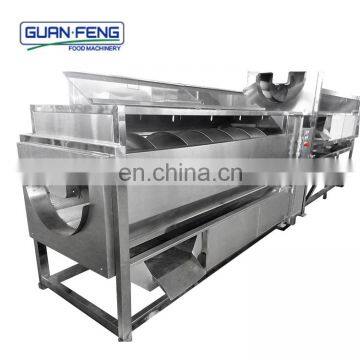 2020 new product cleaning continuous brush peeling and washing machine for fruits and vegetables