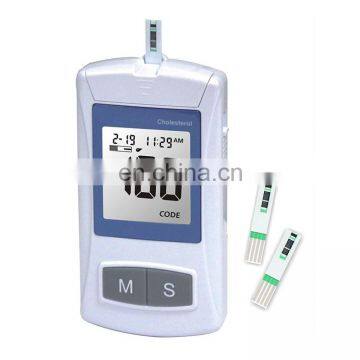 Blood Glucose Uric Acid & Cholesterol tester Automatic portable blood analyzer