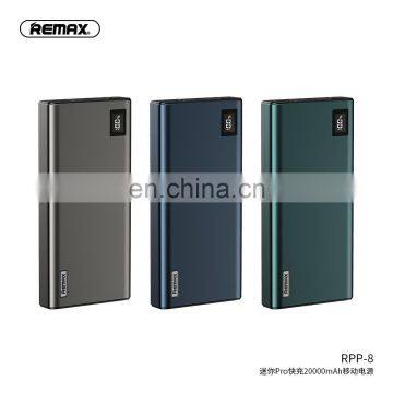 Remax 2020 New Arrival Portable Mini Fast Charging Ultra Thin Power Bank