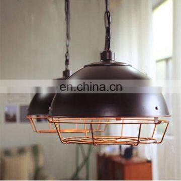Hot Selling Antique Industrial Wrought Iron Balcony Wind Pot Cover Pendant Lamp photo-2