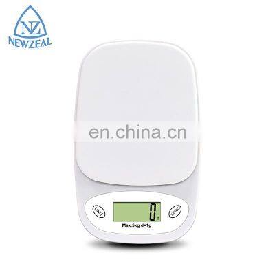 Household LCD Display 5Kg Mini Digital Food Scale Sensitive Kitchen Scale