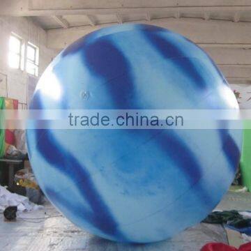 New design different size printed balloon inflatable planet air balloon with Led light