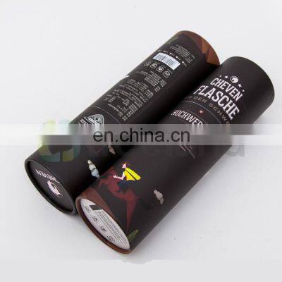 Printed Round Facial Tissue Boxes Paper Skin Care Jar Boxes Black Round Paper Case photo-4