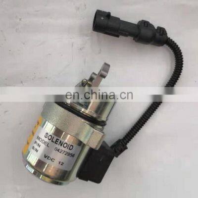 04272956 Excavator Solenoid valve  for Engine Stop Solenoid valve shutoff Solenoid 12V