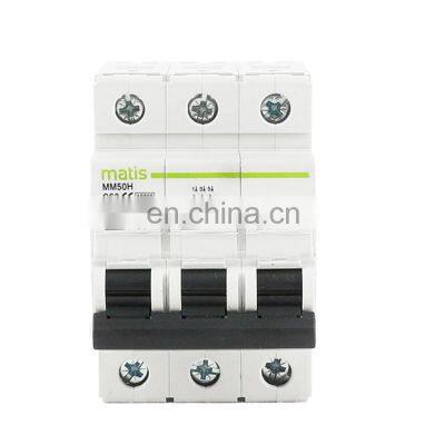 Good quality and cheap durable intelligent Matis MM50H-3P 380V 50/60hz mcb miniature circuit breakers