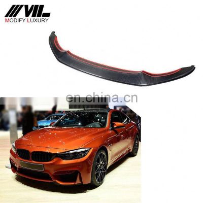 M3 M4 Carbon Fiber Auto Car Front Bumper Lip for BMW F80 M3 F82 M4 2014-2018