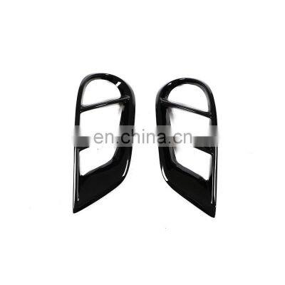 Gloss Black Fog Lamp Covers for Mercedes Ben z C Class W205 Sport 2015-2017