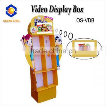 video paper Display Box,Cardboard Display video Boxes,Paper Display Box with LCD player