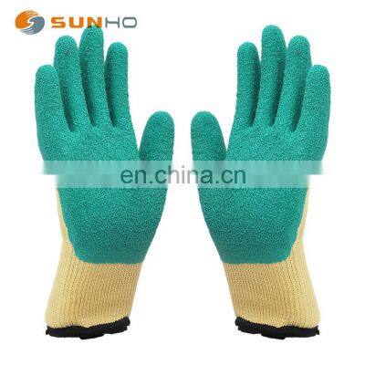 SUNNYHOPE hand gloves latex hot sale construction working Latex Coated Gloves work safety gloves