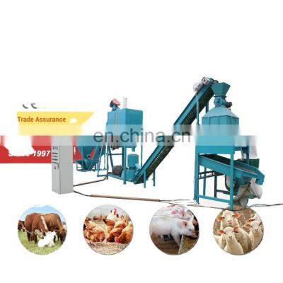 diesel engine animal feed machine poultry animal feed feeds processing machines