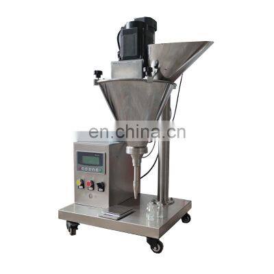 Desktop High Precision Coffee Spice Salt Dry Protein Powder Milk Small Semi Automatic Screw Auger Powder Filling Machine photo-2