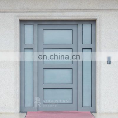 Modern aluminum Frame Office entrance doors For Europe And America Market