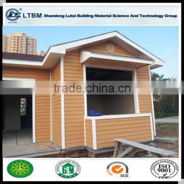 Exterior Wall High Anti-bending strength and class-A1 Fire-proof Wood Grain Siding Panel for Buliding & Deceration Material