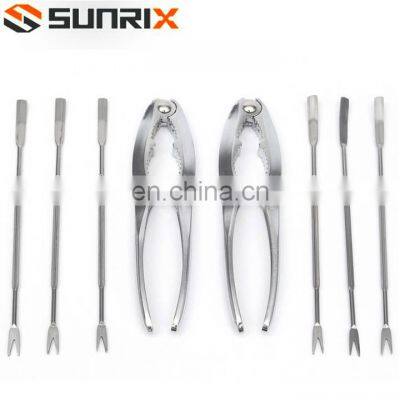 Stainless Steel Seafood Serving Set, Kitchen Seafood Cracker Tool, Crab Sheller photo-3