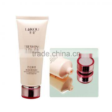 40mm label tubes for cosmetics packaging PE soft tube acrylic tube caps wengu acrylic tube flexible