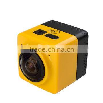 2016 Newest Panorama Action Camera 360x190 Degree With WiFi for Android IOS APP Preview & Playback - Cube 360 Quality Choice photo-3