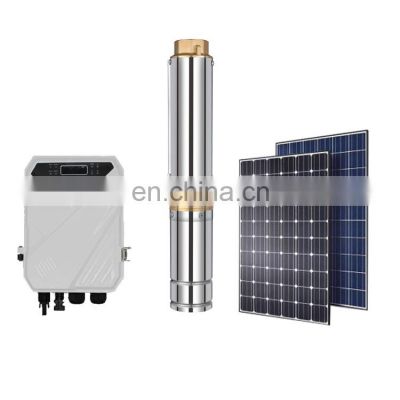 cheap price agriculture drip irrigation dc solar power submersible water pump for deep well