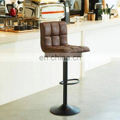 Popular Vintage Commercial Bar Chair Adjustable Bar Stool photo-4