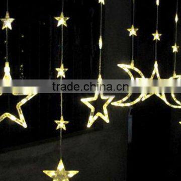 Ramadan decorating LED moon and star lights