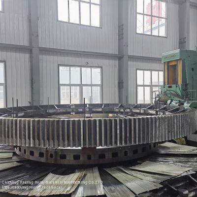 Cement Plant Casting Alloy Ring Grinding Rotary Kiln Tyre photo-3