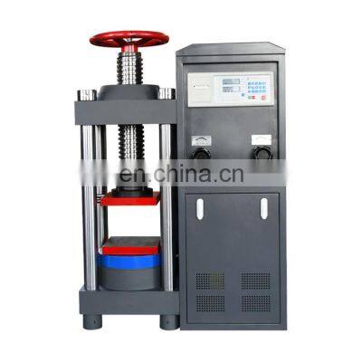 200 ton cube pressure testing machine cylinder compression testing machine for sale