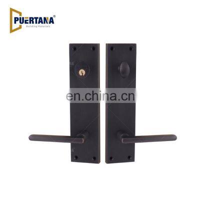 New Arrival Others Doors Metallic Steel Fancy Entrance Door Exterior Wrought Iron French Doors photo-3