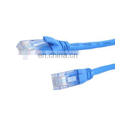 Manufacturer wholesale CCA PVC jacket 1m cat6 utp cable patch cord for network communication