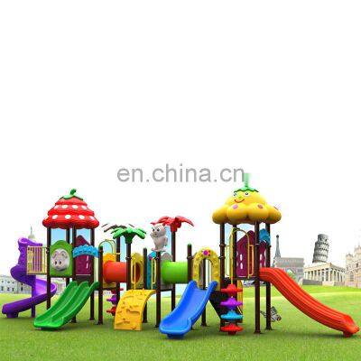 Kids Plastic Games Cheap Plastic Slide Outdoor Playground for Amusement Park