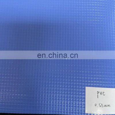 0.55m 610gsm Blue PVC Laminated Tarpaulin Fabric For Inflatable Boat Material photo-2