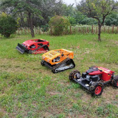 remote control steep slope mower, China remote controlled brush cutter price, slope mower for sale