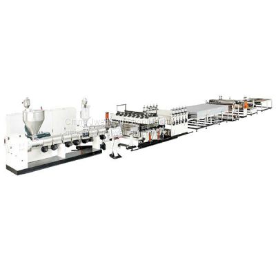 PC Hollow Sheet/U-shaped/U Locked Sheet Extrusion Line