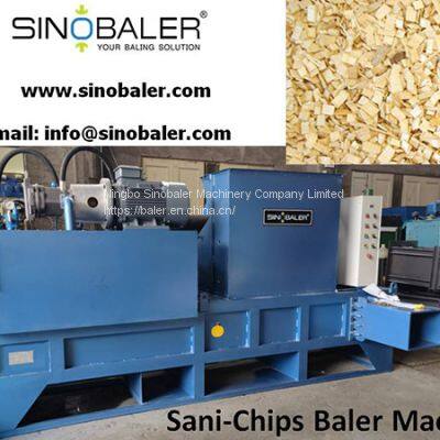 Sani-chips Baler Machine