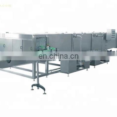 Automatic continuous Bottle Can Sterilizer machine tunnel pasteurizer 1000 bottles per hour