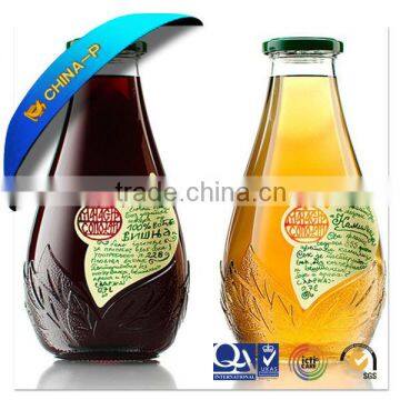 Fruit juice bottle pvc stickers