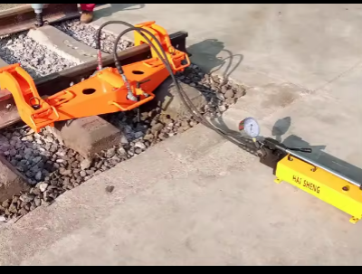 Hydraulic Rail Bender Track Rail Horizontal and Vertical Curve or Straight Rail Operations Equipment photo-3