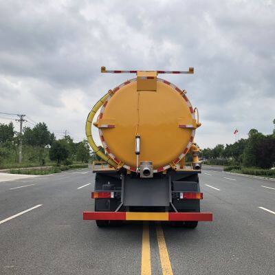 Clw 6X4 16 Cubic High Presure Sewage Suction Sludge Vacuum Tanker Cleaning Fecal Tank Truck for Sale