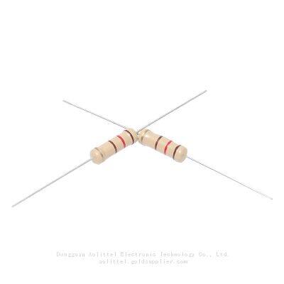 CF Resistor 0.5W 0.25W 1W 2W 3W 5W 0.1R To 10Mohm Resistance Customizable Carbon Film Resistor photo-3