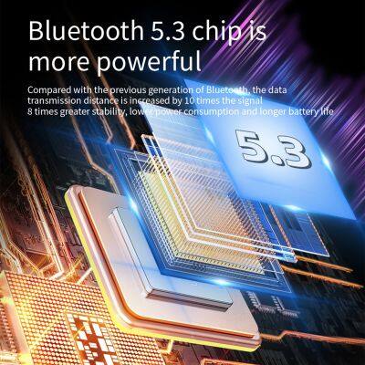 ANC ENC Wireless Earphone BT5.3 In-Ear Stereo Earbuds Sports Gaming Bluetooth Earbuds Headphones photo-4