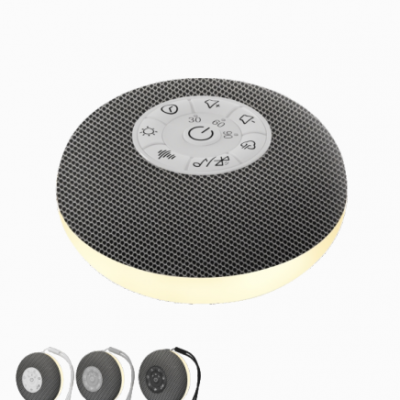 OEM White Noise machine Private Mold  30 60 90 timer BT bluetooth speaker for baby sleep speaker with Night Light