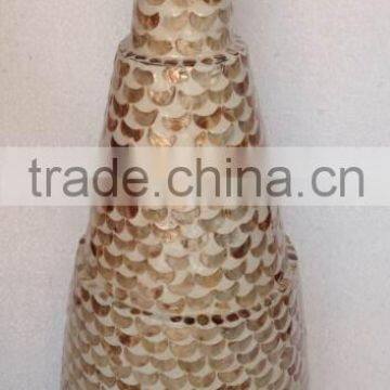 Best selling High quality MODERN mother of pearl inlay vase from Vietnam