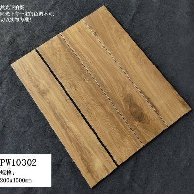 Good Quality 200X1000mm Glazed Porcelain Ceramic Floor Wooden Tile photo-4